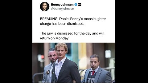 🚨Judge DISMISSES subway hero Daniel Penny Manslaughter Charge After Jury DEADLOCK More Dirty Tricks