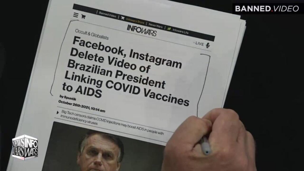 Facebook, Instagram Delete Video Of Brazilian President Linking Covid Vaccines To Aids