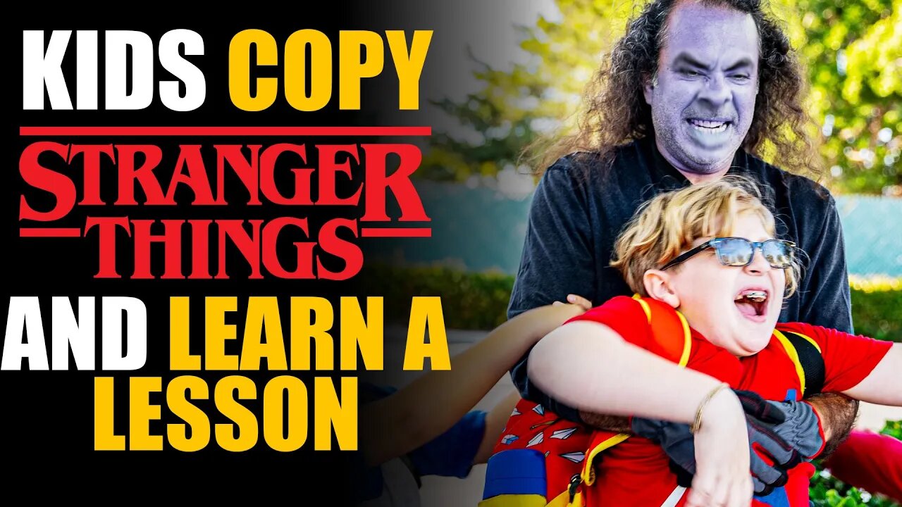 Kids Copy STRANGER THINGS and LEARN a LESSON! | SAMEER BHAVNANI