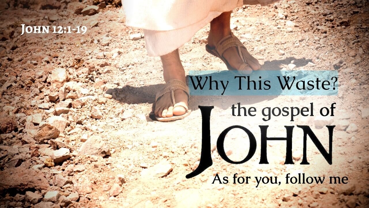 "Why This Waste?" John 12:1-19