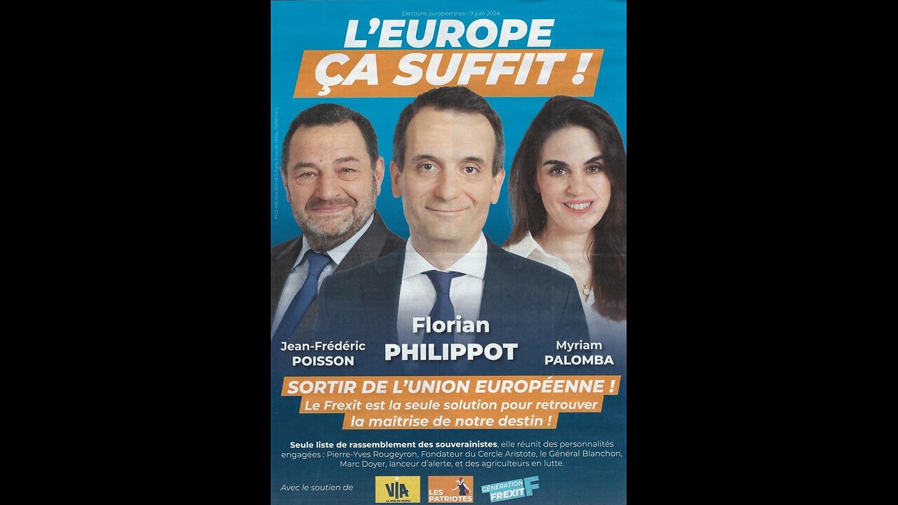 Frexit avec “l’Europe ça suffit !” ?