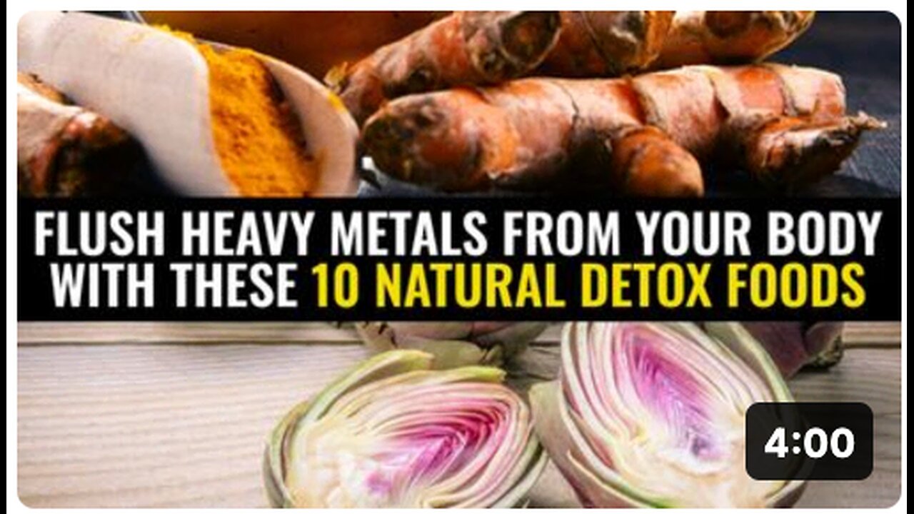 Flush heavy metals from your body with these 10 natural detox foods