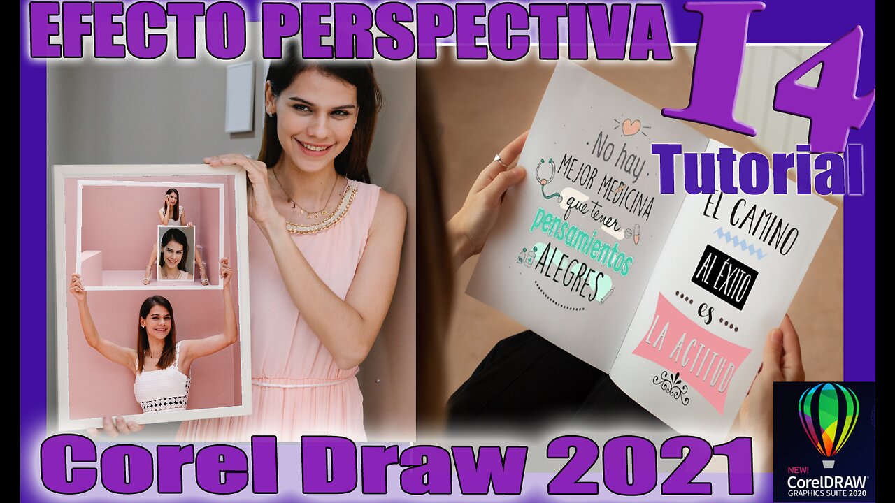 🆕 Como utilizar el efecto PERSPECTIVA en CORELDRAW ✅ Añade PROFUNDIDAD a tus Proyectos ✅ Tutorial 14