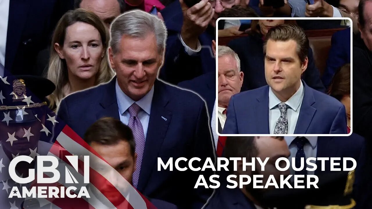 Kevin McCarthy ousted as House Speaker after Matt Gaetz's rebellion over Government Shutdown deal