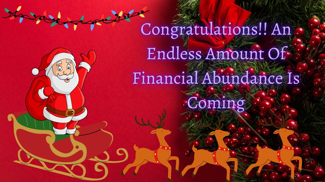 God Says Congratulations!! An Endless Amount Of Financial Abundance Is Coming #148