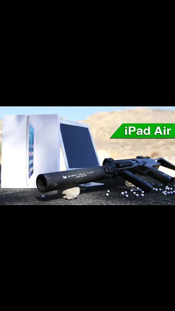 iPad Air vs Airsoft MP7 #shorts
