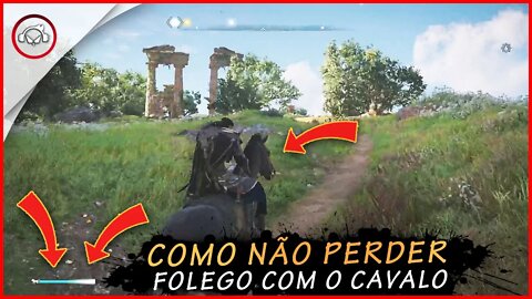 Assassin's creed valhalla, Como não perder folego com o cavalo | super dica