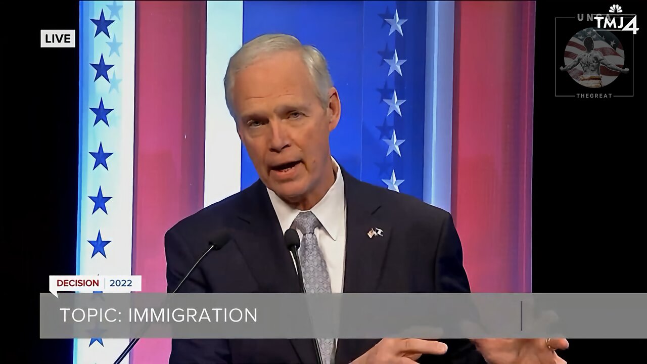 Sen. Ron Johnson: ‘Biden Came into Office, Blew Open the Border’ and Decimated Our Border Security