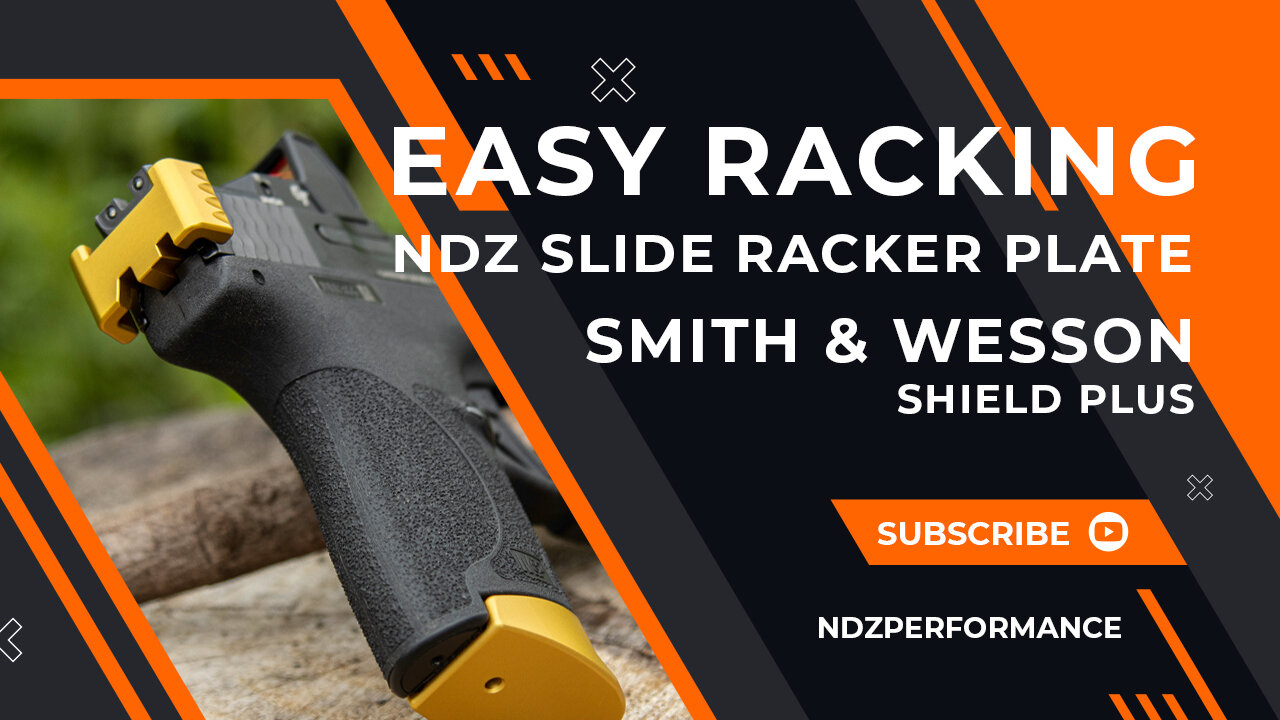 NDZ Slide Racker Plate - Smith & Wesson Shield Plus - Easy Racking