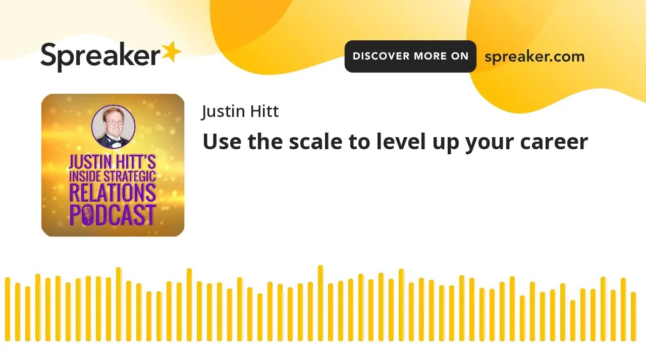 Use the scale to level up your career