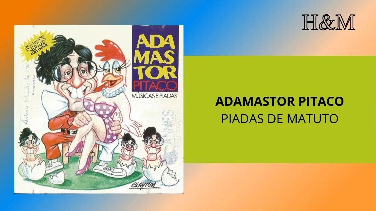 ADAMASTOR PITACO - PIADAS DE MATUTO