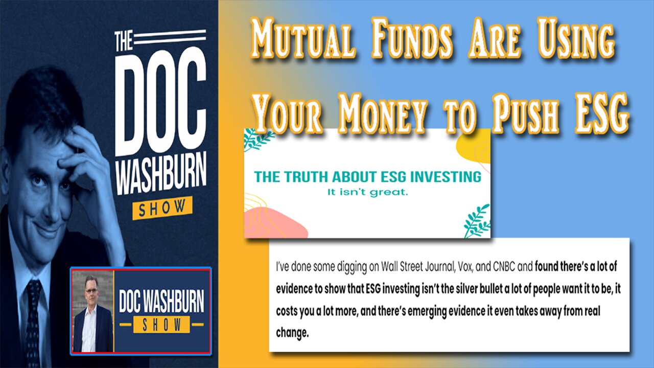 Mutual Funds Are Using Your Money to Push ESG