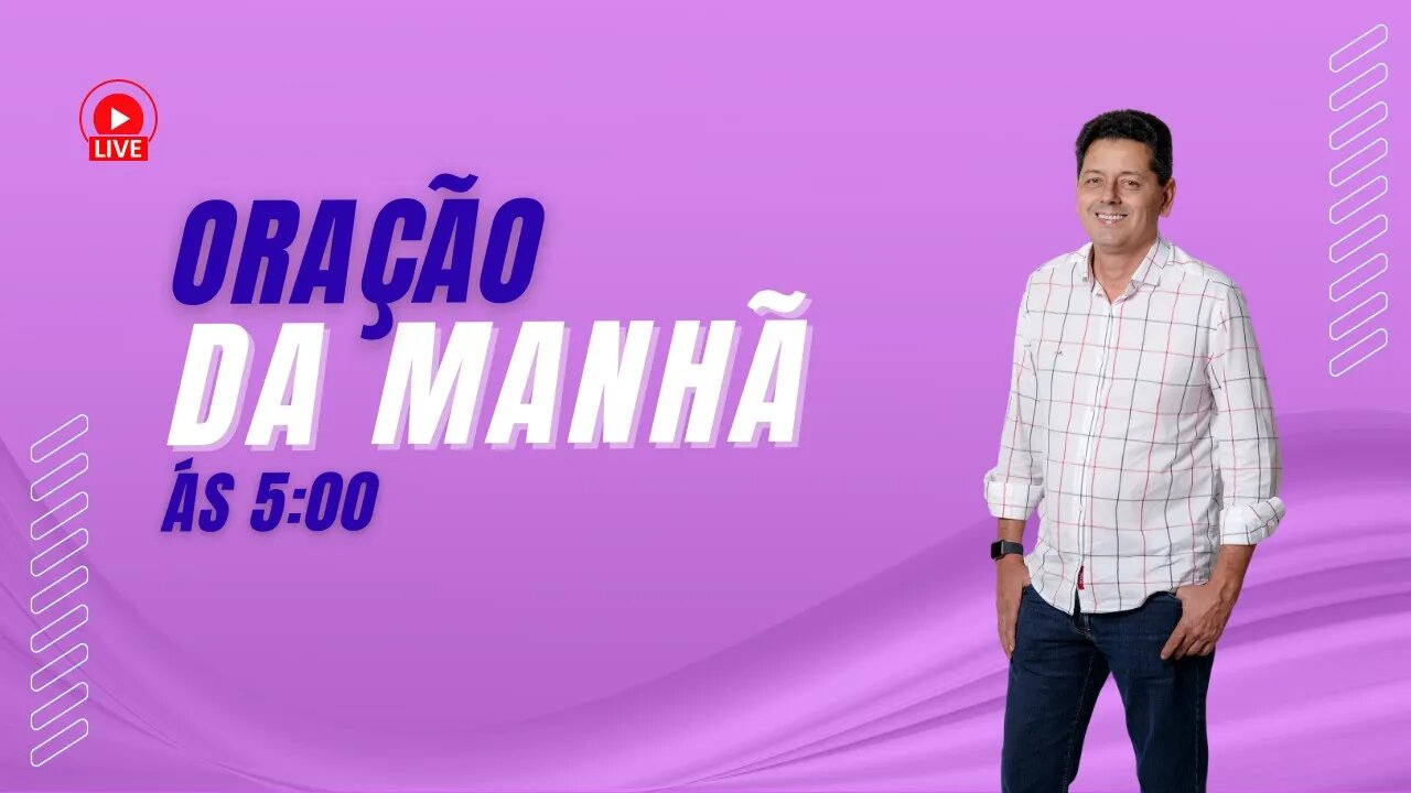 ORAÇÃO DA MANHÃ AO VIVO. A PALAVRA DE DEUS PARA HOJE 🙏🏼