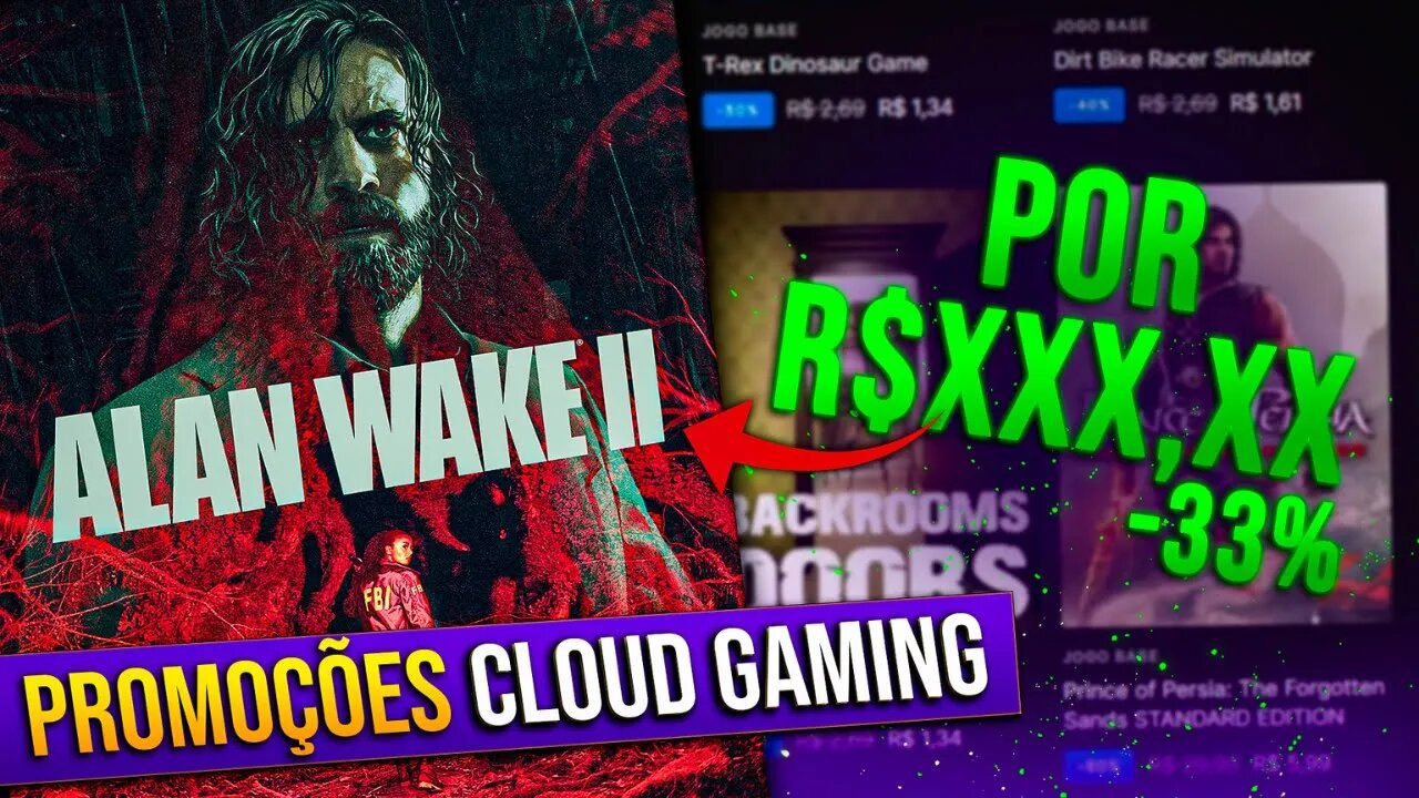 PROMOÇÕES CLOUD GAMING: STEAM, EPIC GAMES, GREEN MAN GAMING, BOOSTEROID, GEFORCE NOW e mais..