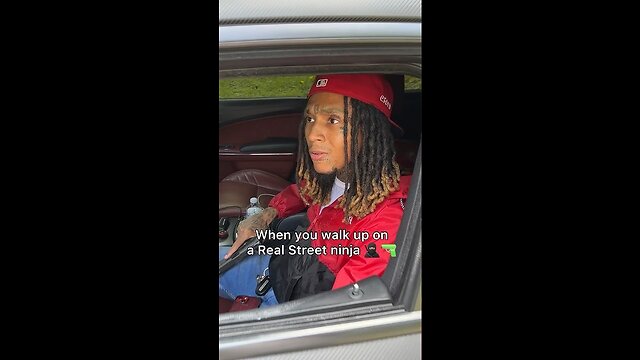 You gotta be stupid walking up to my car like dat