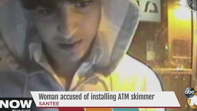 Woman accused of installing ATM skimmer