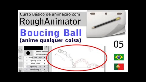 RoughAnimator 05 - Boucing Ball (anime qualquer coisa)