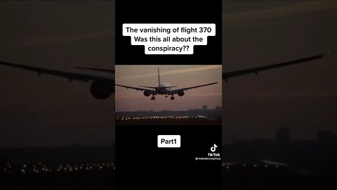 The Vanishing of Flight 370