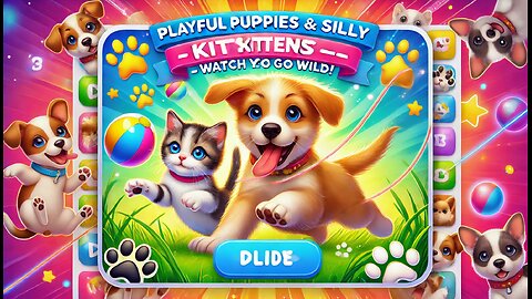Playful Puppies and Silly Kittens – Watch Them Go Wild!"