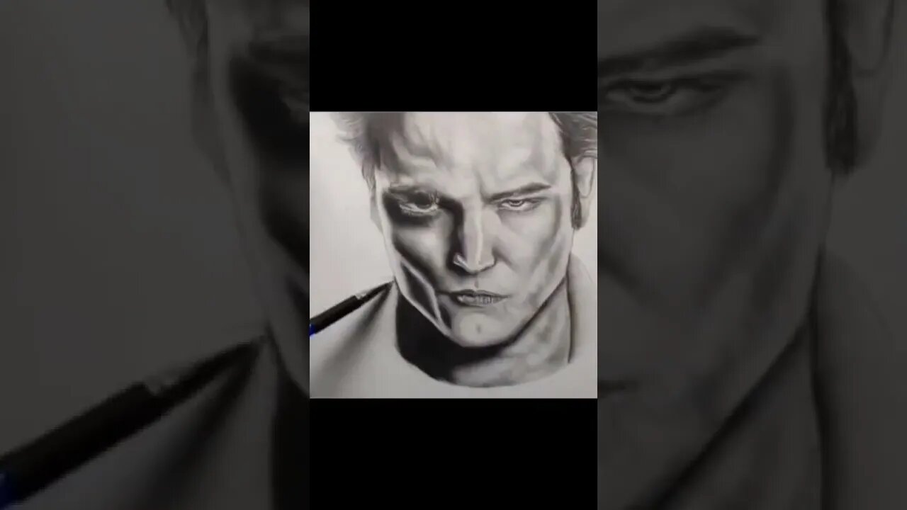 Drawing Twilight (robert pattinson) #timelapse #shorts