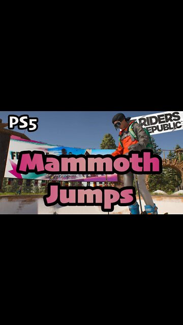 Mammoth Can Jump Ski Snowboard RIDERS REPUBLIC #shorts