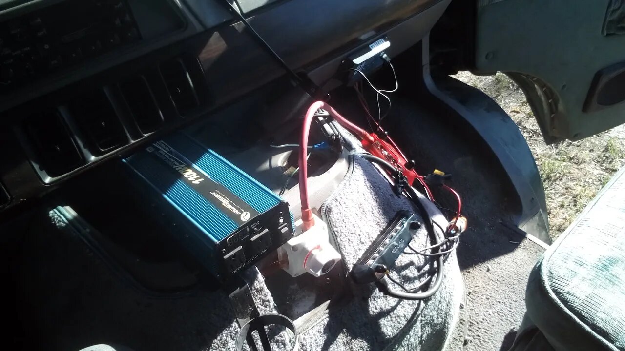 Very simple solar for van.