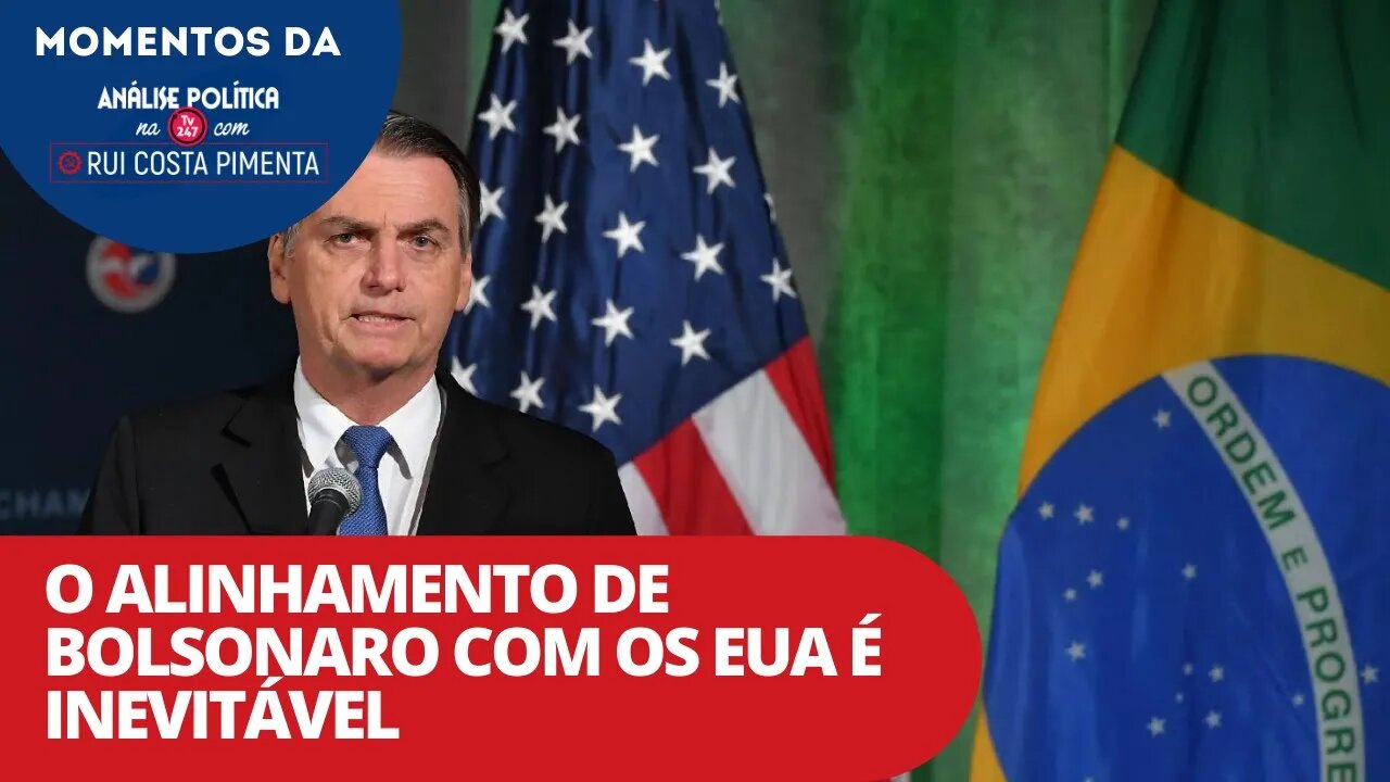 O alinhamento de Bolsonaro com os EUA é inevitável | Momentos da Análise Política na TV247