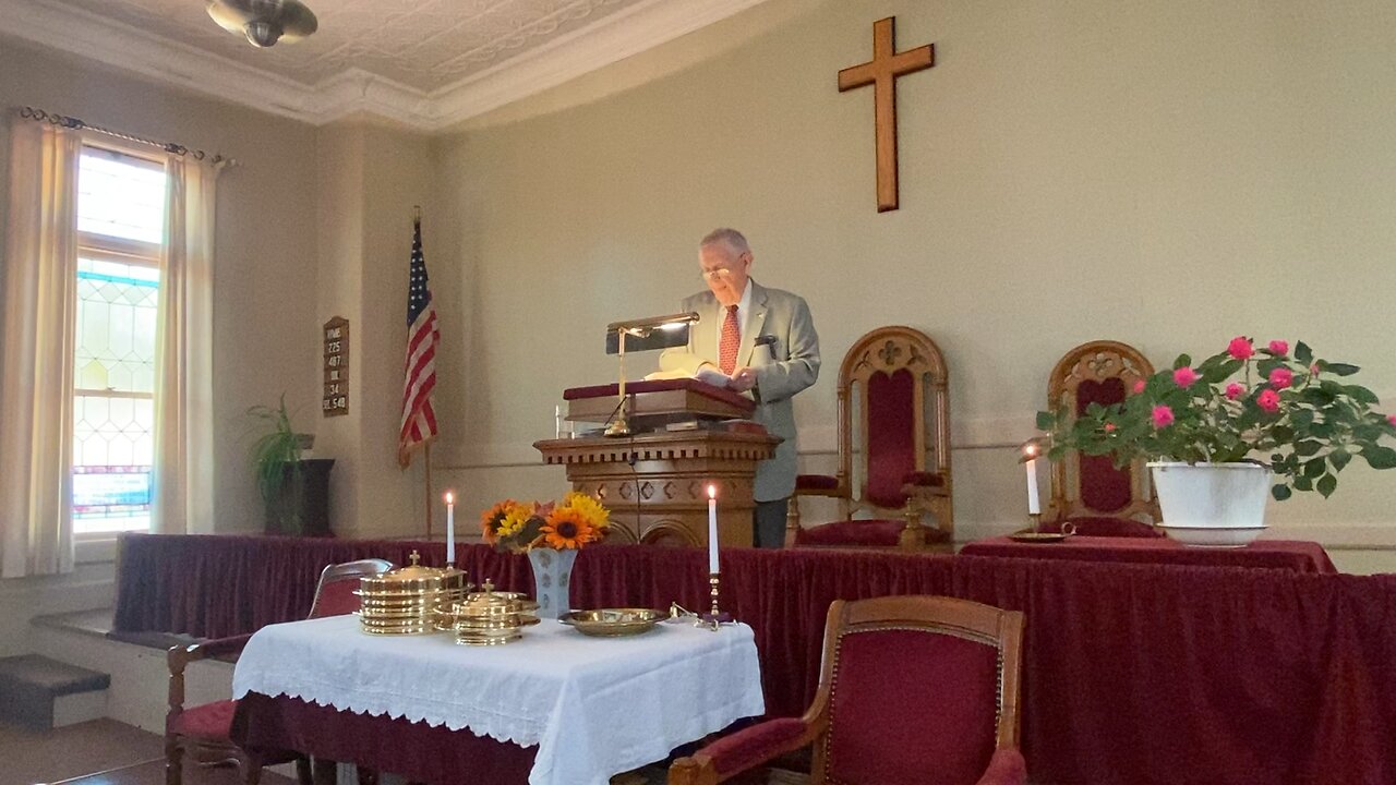 Pastor Jay D. Hobson, Sunday Sermon, Cushman Union Church 11/3/2024