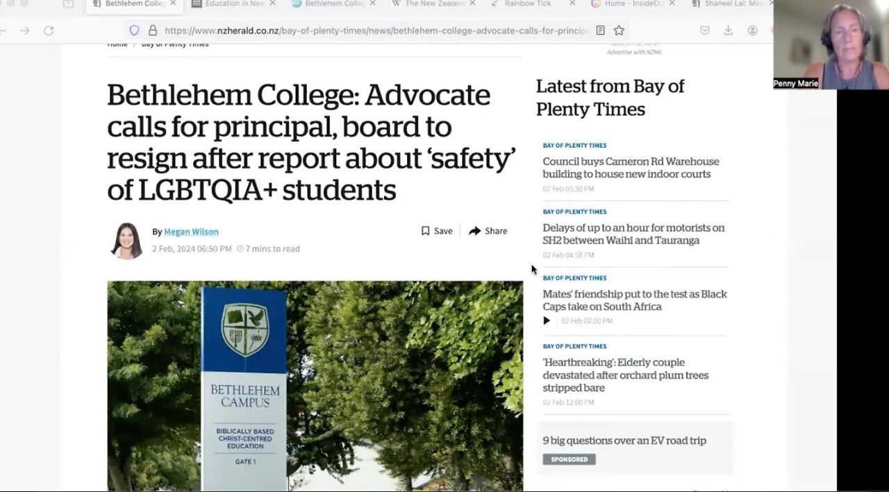 Bethlehem College In The Firing Line of NZ Herald Again... Is There An Agenda Here?