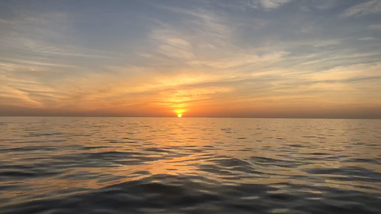 Sunset sailing