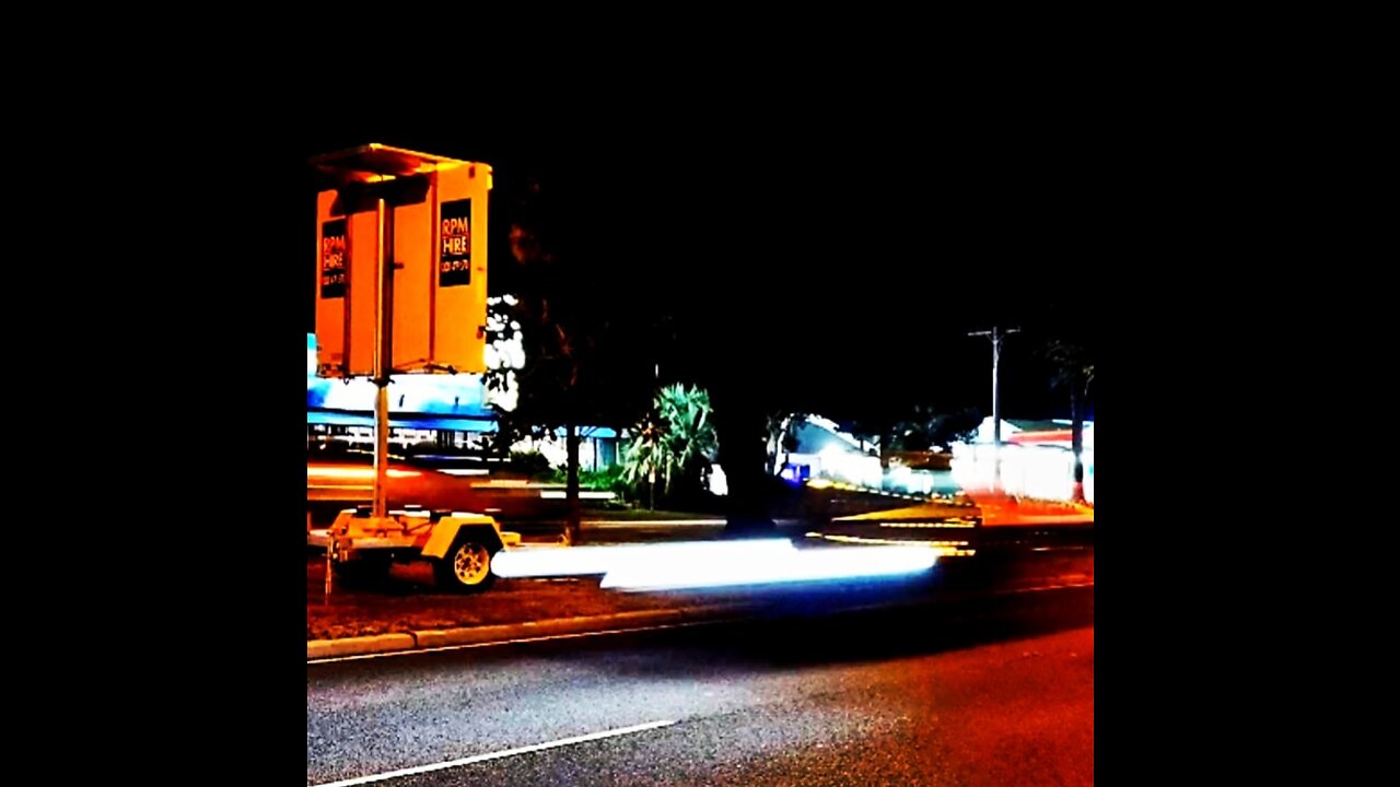 A NightTime CityRoad TimeLapse With Dji Pocket