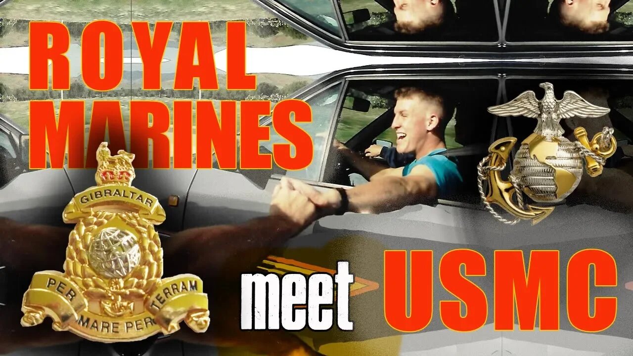 When The Royal Marines Met The U.S. Marines (USMC)