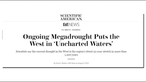 Journalism Megadrought