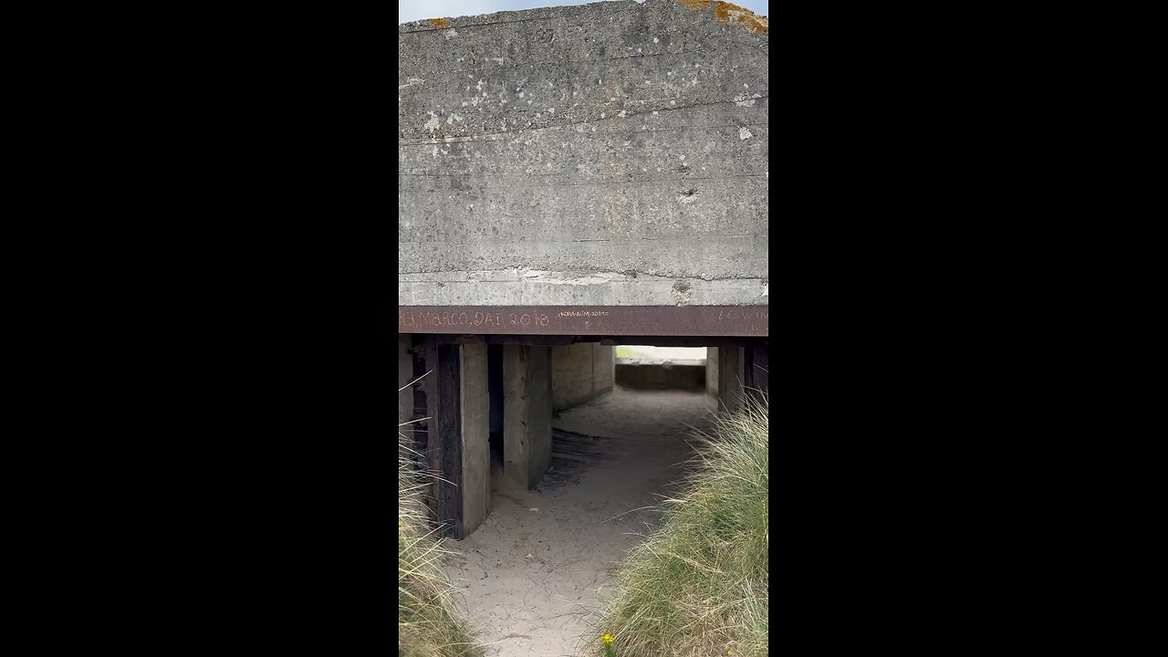 An intact German fighting position in Normandy. Imagine trying to assault a position like this…