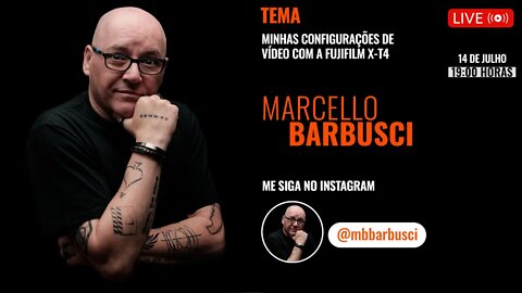 🔴 LIVE - MINHAS CONFIGURAÇÕES DE VÍDEO NA FUJIFILM X-T4