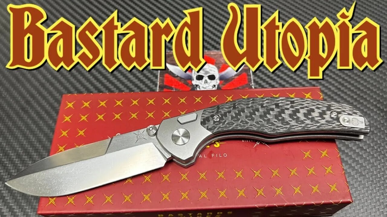 Bastard Knives Utopia button lock !