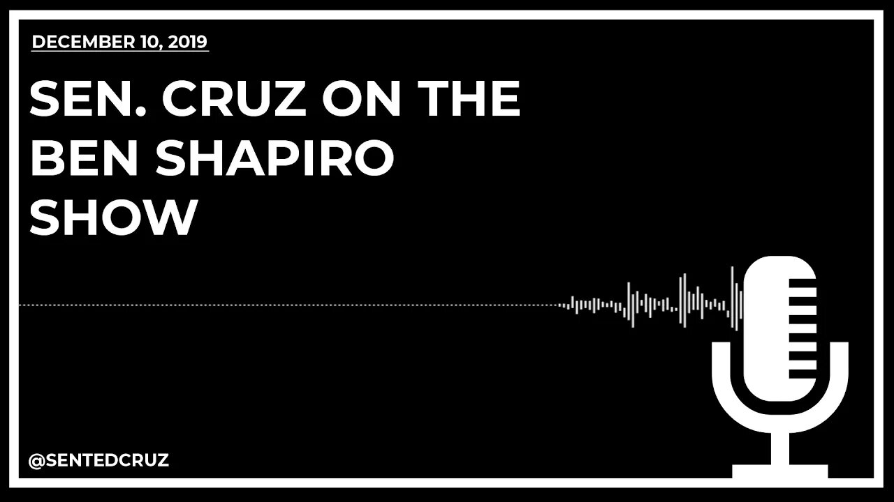Sen. Cruz SLAMS House Democrats Impeachment Circus on the Ben Shapiro Show
