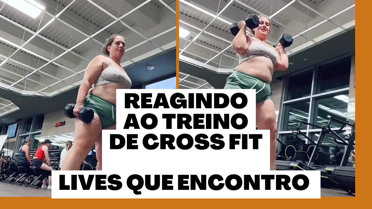 react treino cross fit da Phoebe - body positive