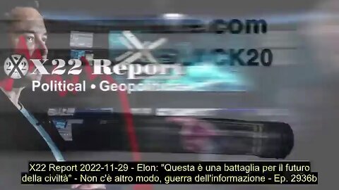 Elon, Questa E' Una Battaglia Per Il Futuro Della Civiltà, Non C'E' Altro Modo, Sub Ita