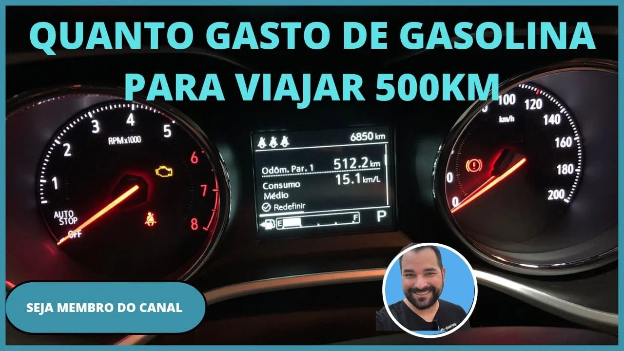 Consumo do GM Tracker viajando 500km! Comparativo gasolina e etanol.