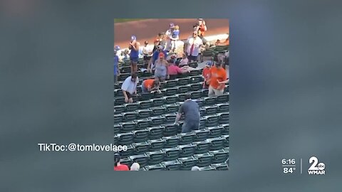 Fan catches rat with bare hands at Orioles game