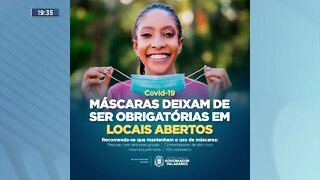 Máscaras em GV: Em locais abertos grande parte da população ainda precisa usar até novo decreto