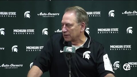 Tom Izzo hilarious on planning for Kofi Cockburn: "Have you seen him!?"