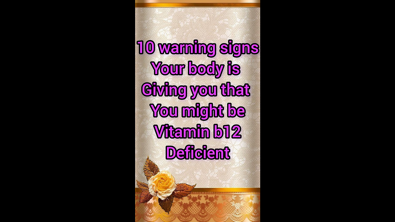 10warning signs your body is giving you that you that you might be vitamin b12 deficient