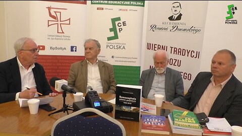 Dr Ryszard Ślązak, dr Gabriel Janowski, amb. Krzysztof Baliński: "Samozagłada Polskiej Gospodarki 1989-2016" - promocja książki na spotkaniu Warszawskiej Wszechnicy Narodowej 29.05.2023