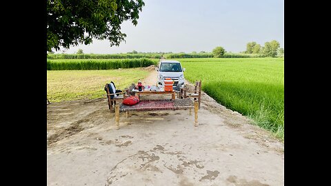 Rainy Day At Village