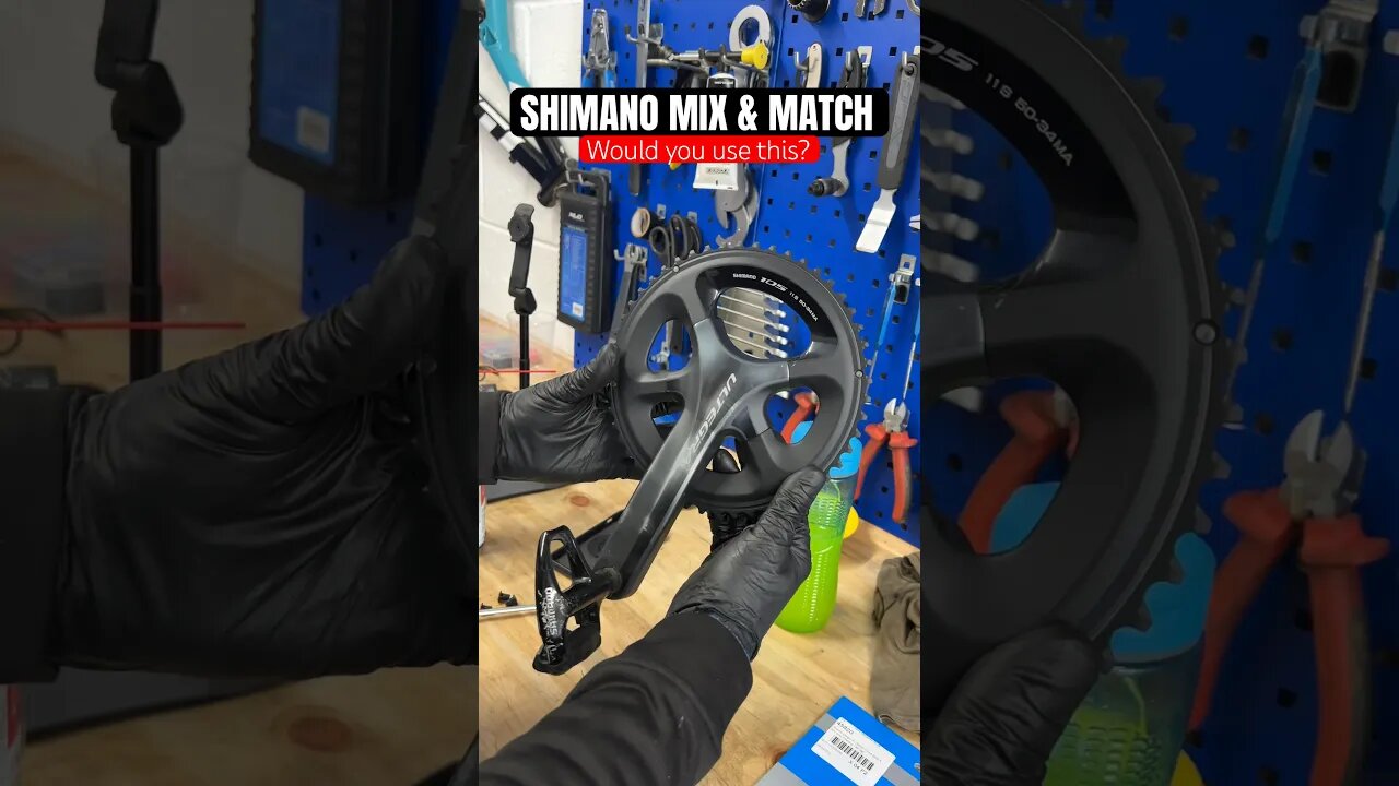 Bicycle Mix’n’Match SHIMANO 105 & ULTEGRA!? #cycling #shimano #roadbike