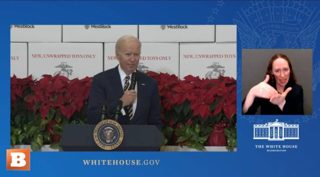 LIVE: President Biden, First Lady Participating in Toys for Tots Event...