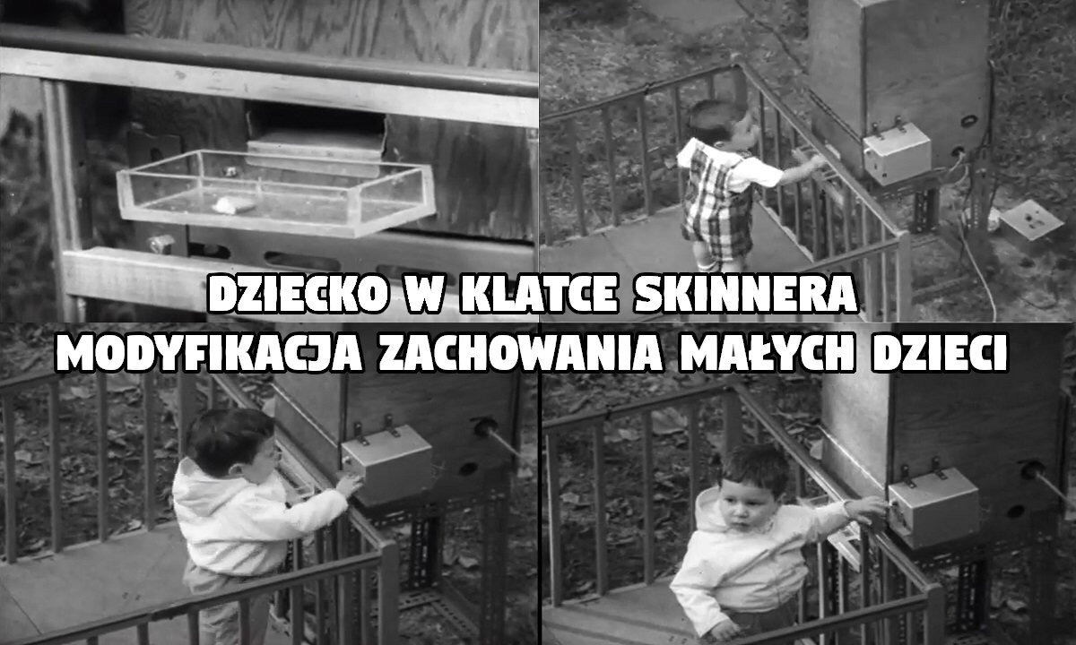 Dziecko w klatce Skinnera | Modyfikacja zachowania małych dzieci (1960)