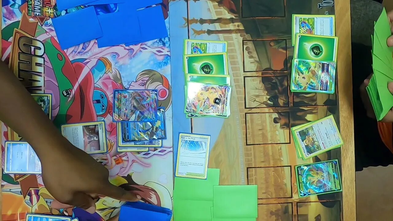 Inteleon VMAX vs Leafeon VMAX at @The Local Game Store | Pokemon TCG